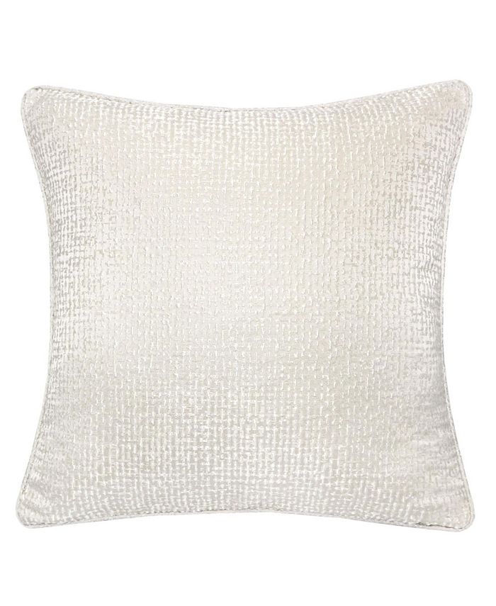 Homey Cozy Chloe Jacquard Plaid Throw Pillow， Houndstooth - Intensery