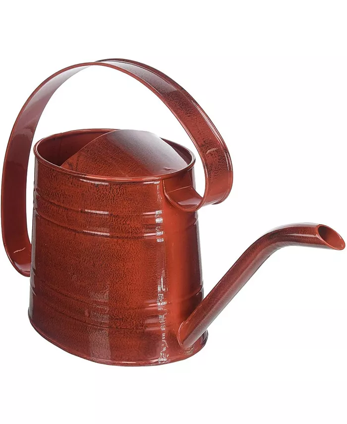 Robert Allen Llc Robert Allen Home and Garden IronLite Danbury Red Watering Can， .5 Gal - Intensery