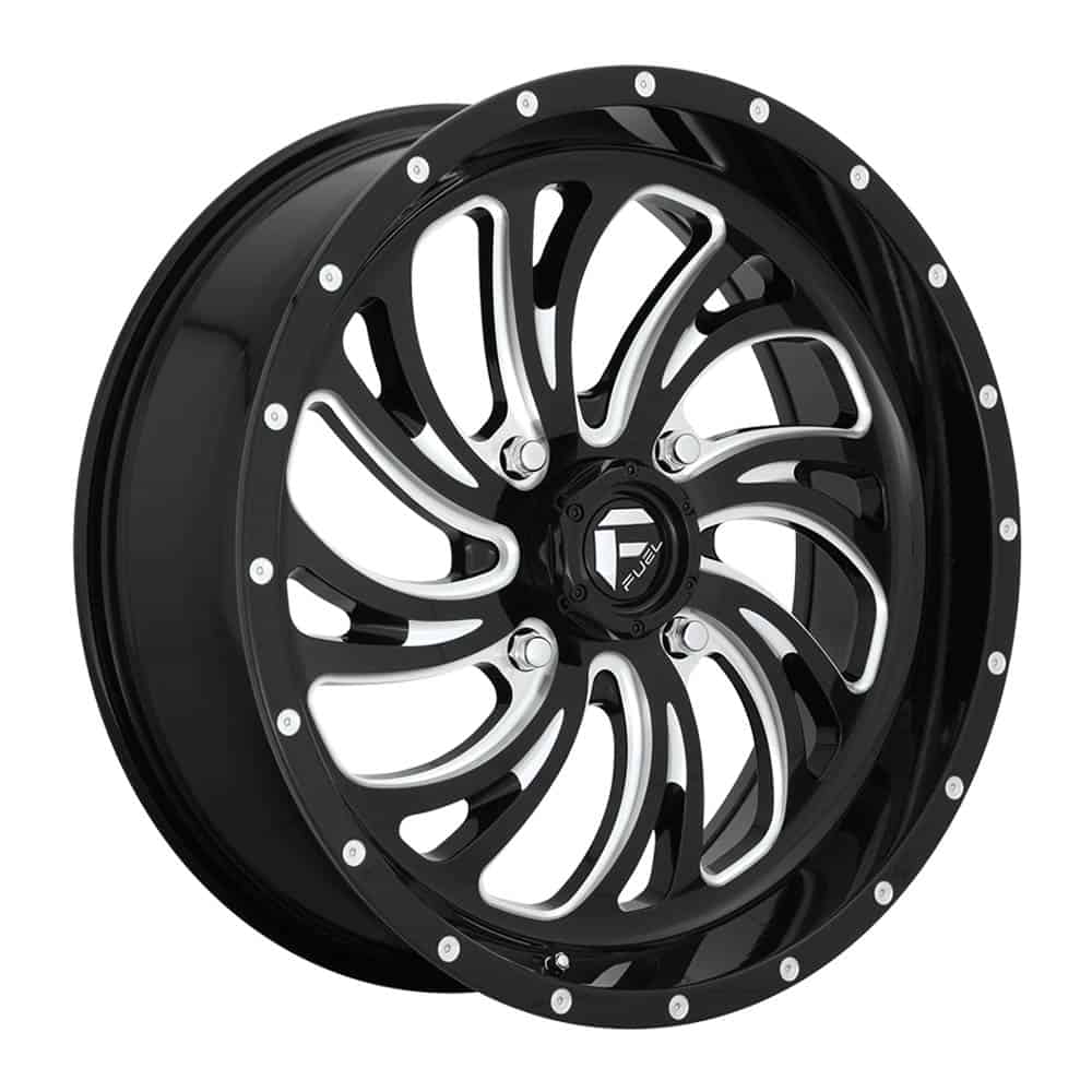 Fuel UTV D641 KOMPRESSOR D641 24X7 4X137 GL-BLK-MIL 13MM - Intensery