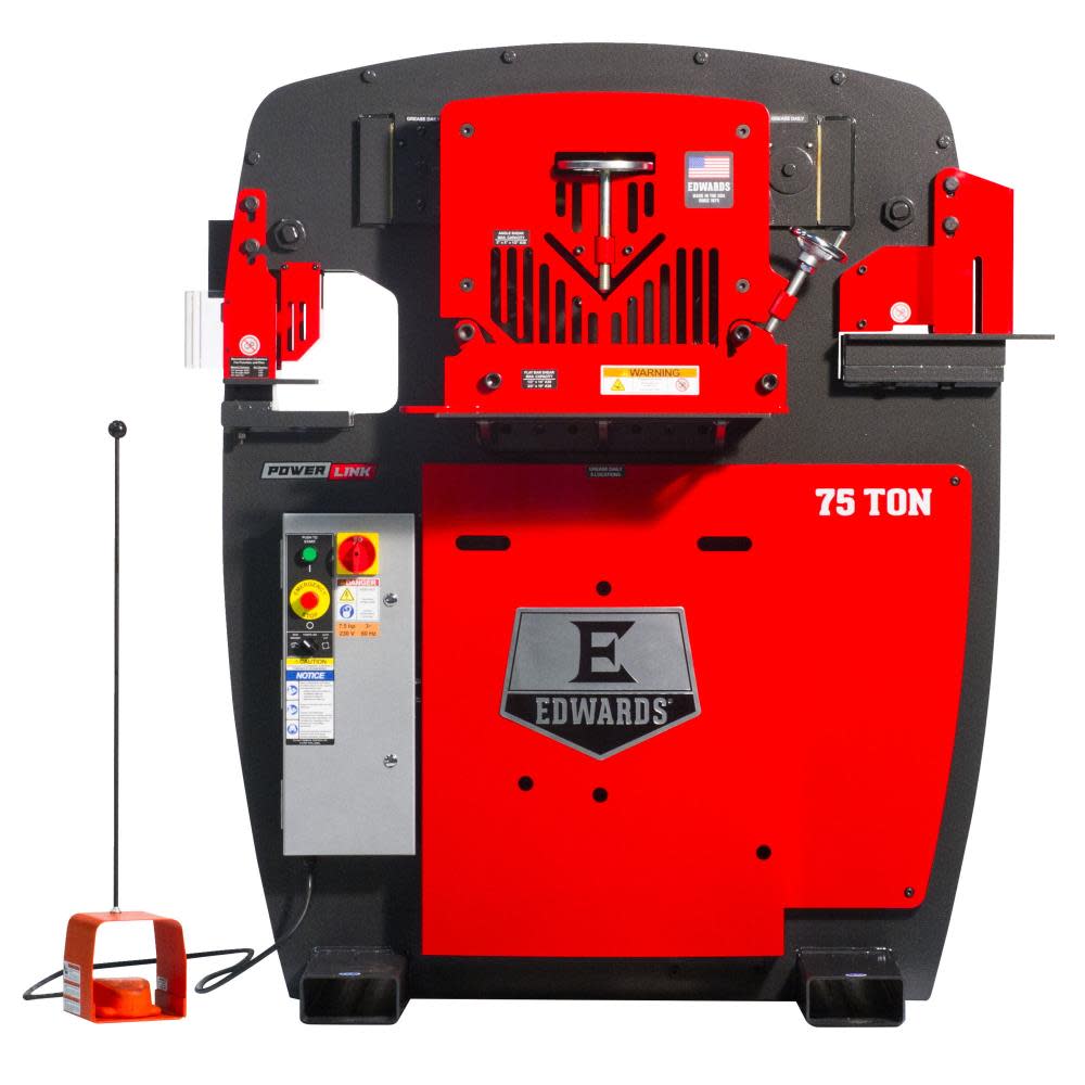 75 Ton Ironworker 3 Phase， 230v with PowerLink System - Intensery