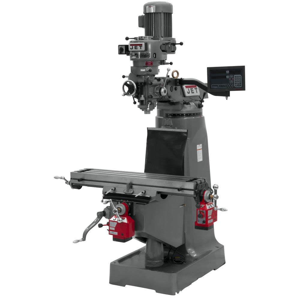 Vertical Milling Machine JTM-1 9X42 MILL W/DP700M DRO and X-Y - Intensery