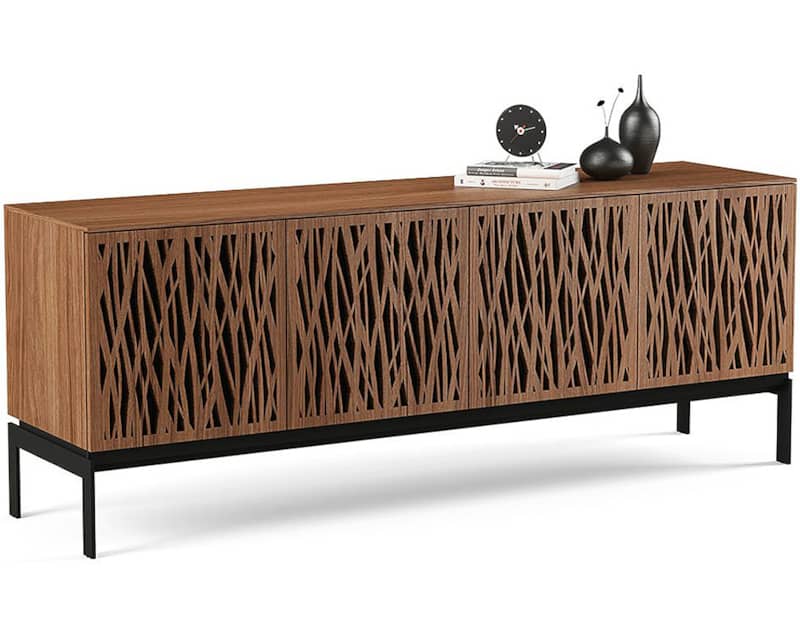 BDI Elements 8779-CO Natural Walnut With Wheat Doors Storage Console - Intensery