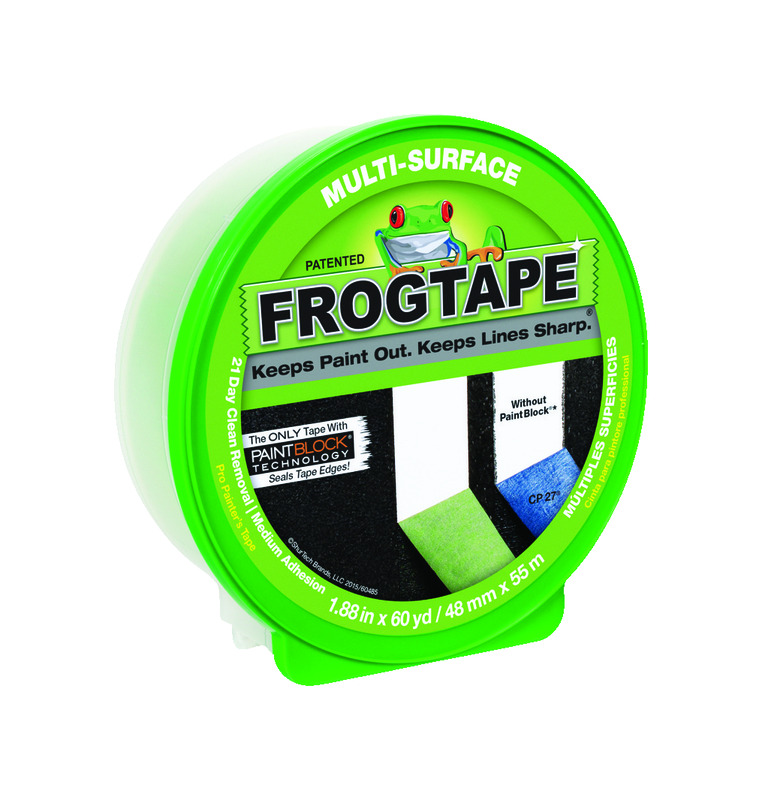 FrogTape 1.88 in. W X 60 yd L Green Medium Strength Painter\u0027s Tape 1 pk - Intensery