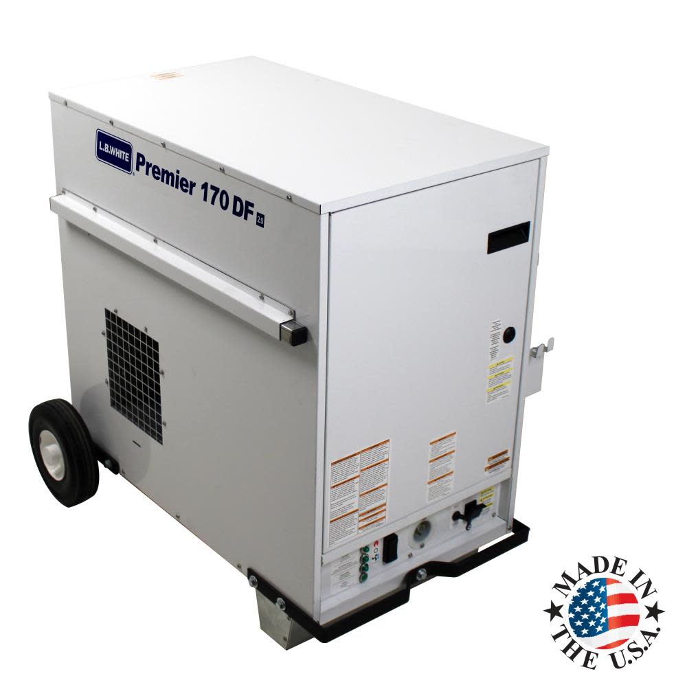 Premier® Enclosed flame Ductable Dual FuelLP/NG 170k BTU heater - Intensery