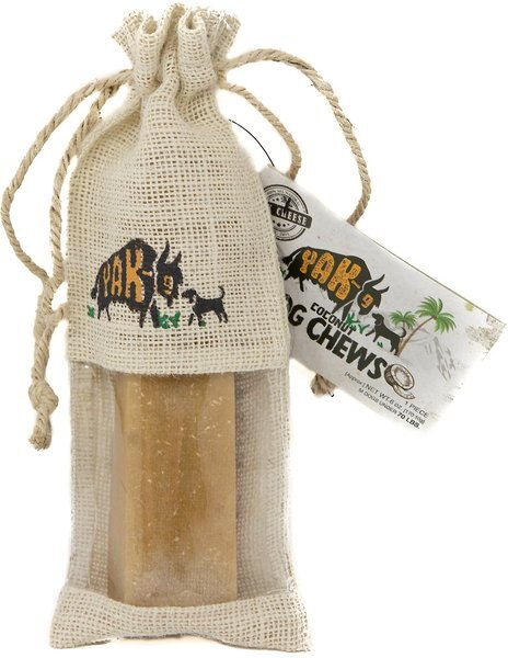 Yak9 Chews Coconut Yak Chew Dog Treat， Medium - Intensery