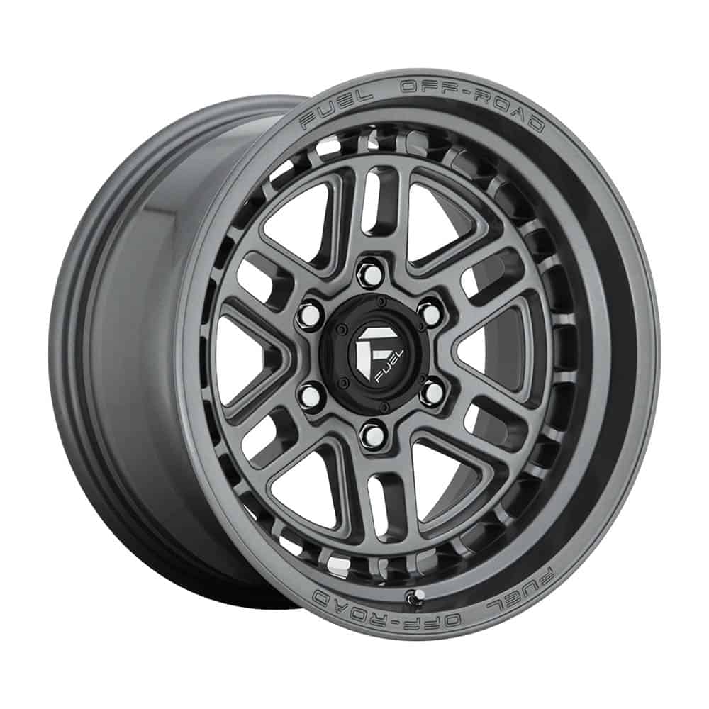 Fuel 1PC D668 NITRO D668 17X9 5X5.5 MT-GNMTL -12MM - Intensery