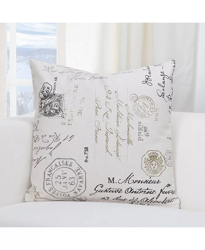 Siscovers Postscript Decorative Pillow， 26