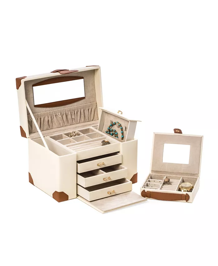 Bey-Berk 4 Level Multi Compartment Jewelry Box - Intensery
