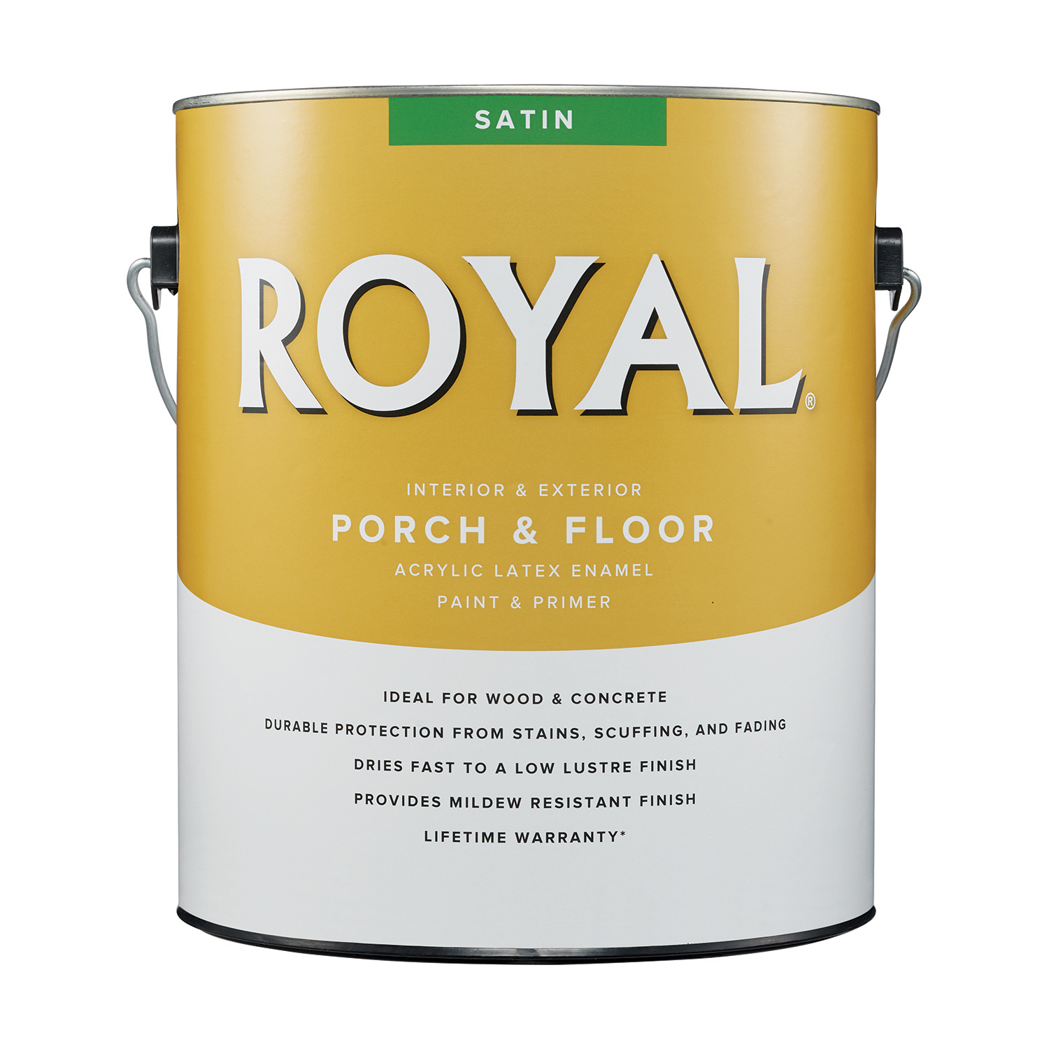 Royal Satin Ultra White Base Porch \u0026 Floor Paint 1 gal - Intensery