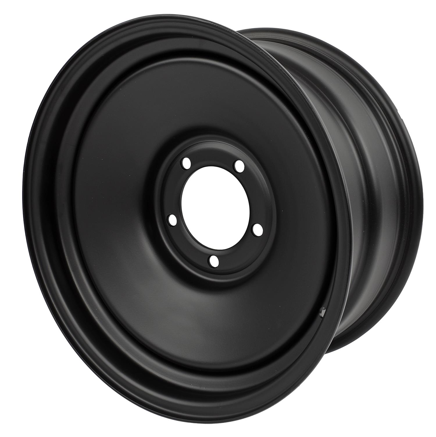 U.S. Wheel 68-8855 U.S. Wheel 68 Series Rat Rod Matte Black Wheels - Intensery