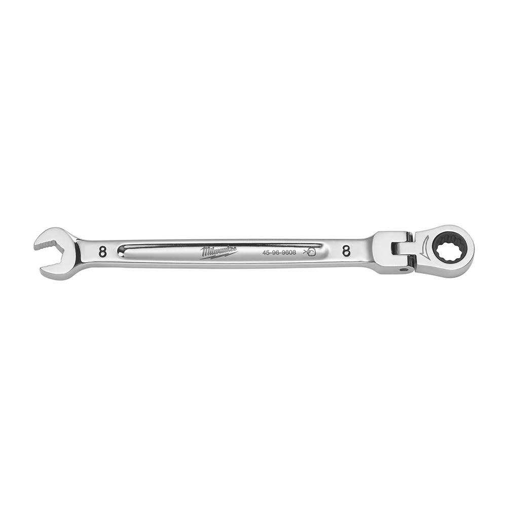 Milwaukee Combination Wrench Flex Head Ratcheting 8mm 45-96-9608 from Milwaukee - Intensery