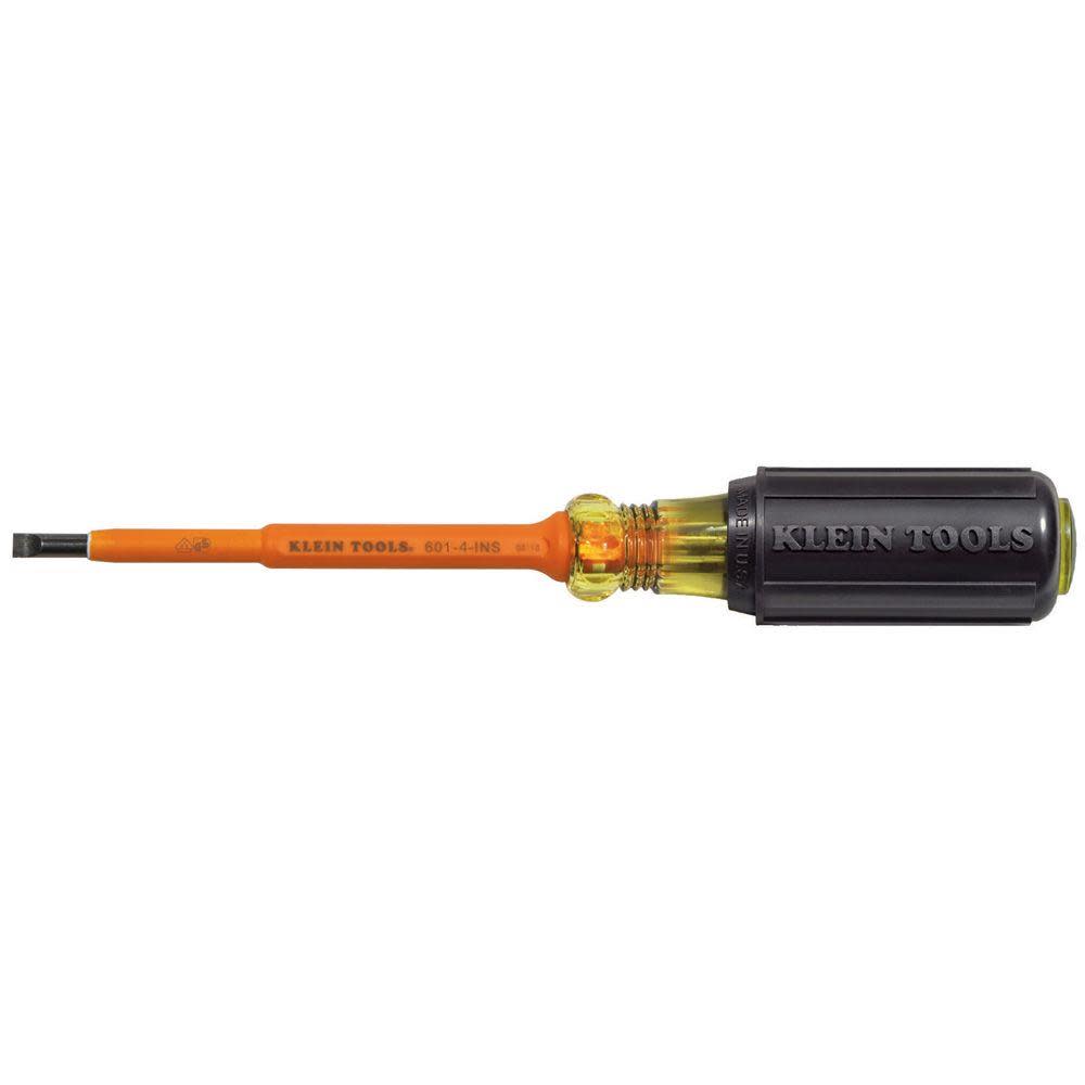 Klein Tools 4In Insulated Cabinet-Tip Scrwdrver 6014INS from Klein Tools - Intensery