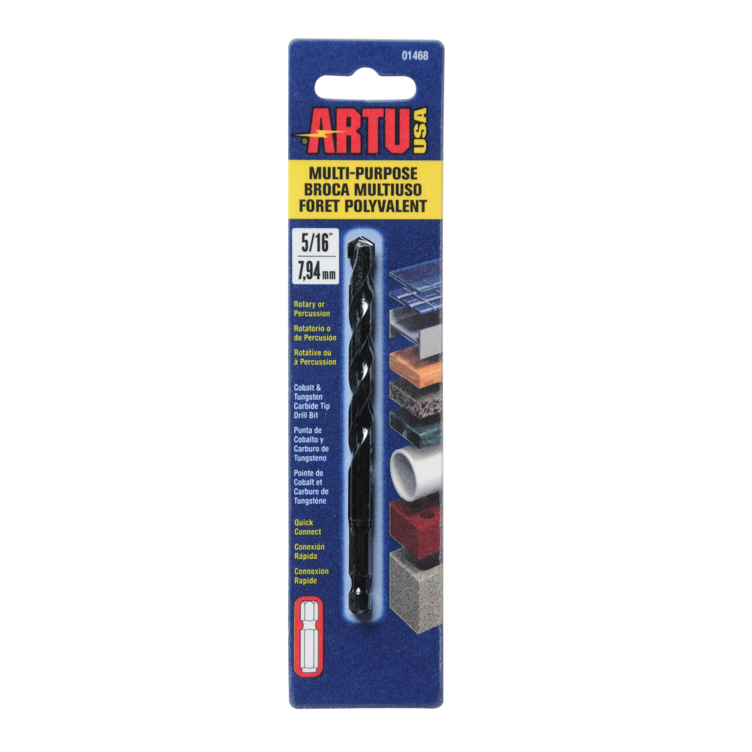 ARTU 5/16 in. X 4-1/2 in. L Tungsten Carbide Tipped Drill Bit 1 pc - Intensery