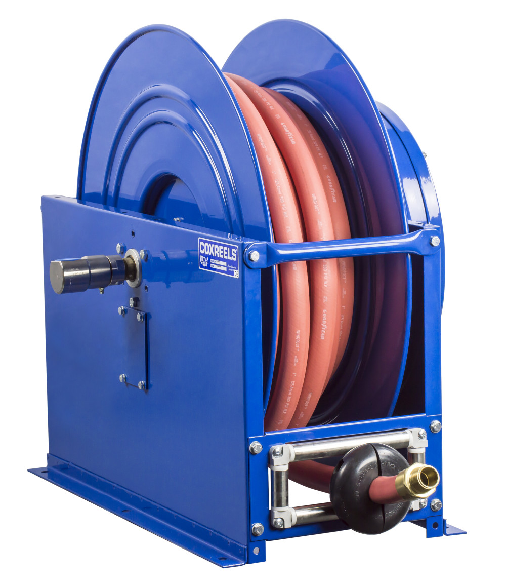 Coxreels Single Hose Spring Rewind 3/4 I.D. 50and#8242; 300 PSI - Intensery