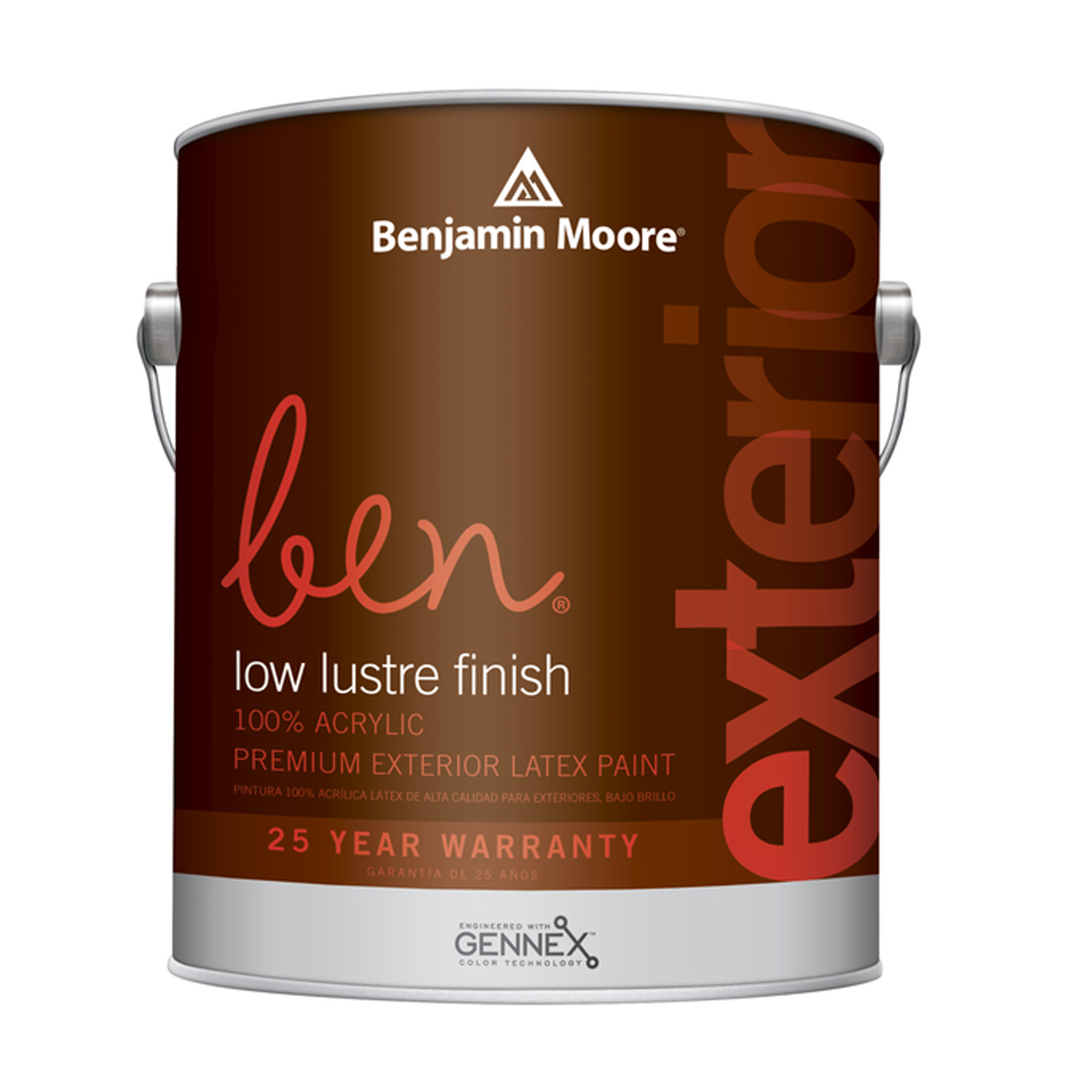 Benjamin Moore Ben Low Luster Tintable Base Base 2 Paint Exterior 1 gal - Intensery