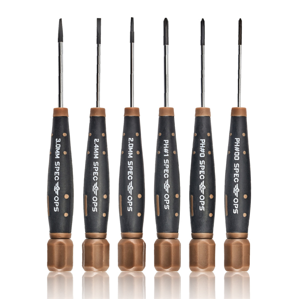 Spec Ops Precision Screwdriver Set with Case 6pc - Intensery