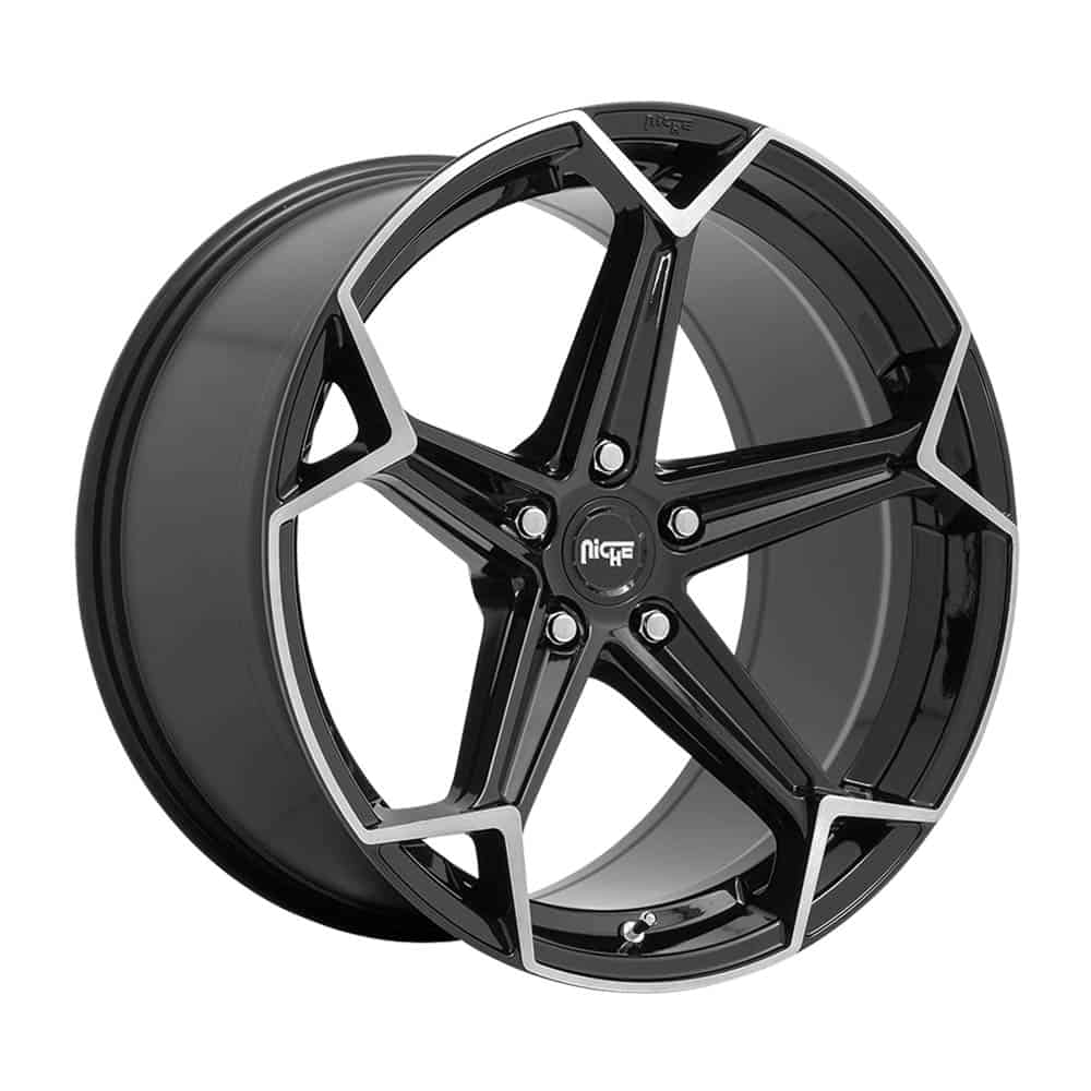 Niche 1PC N259 ARROW M259 20X10.5 5X112 GL-BLK-BRSHD 27MM - Intensery
