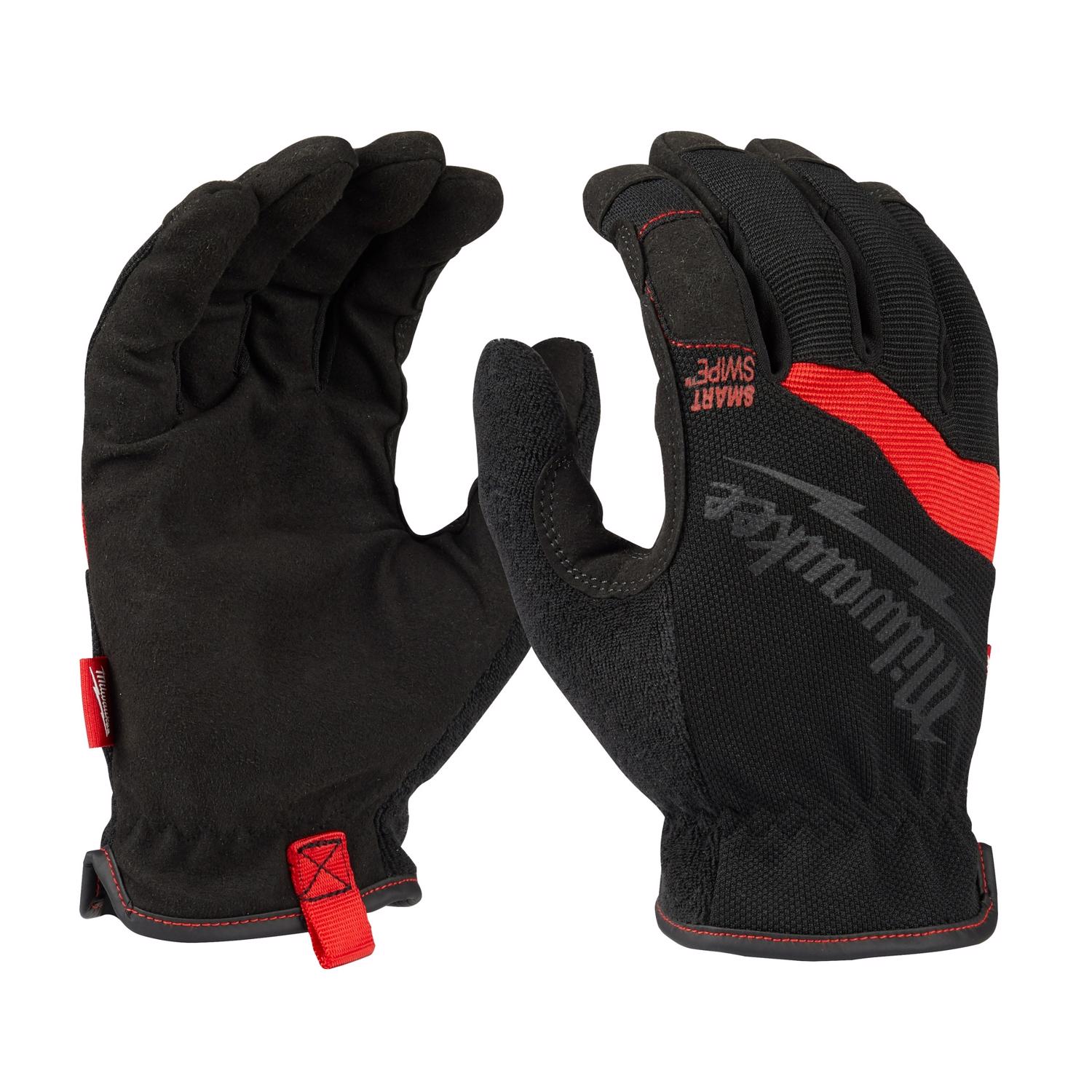 Milwaukee Free Flex Men\u0027s Work Gloves Black/Red L 1 pair - Intensery