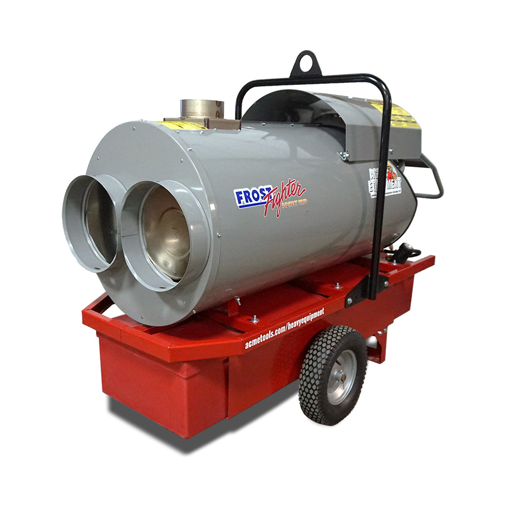 Indirect Fired 420k BTU Portable Heater System (Oil/Diesel) - Intensery