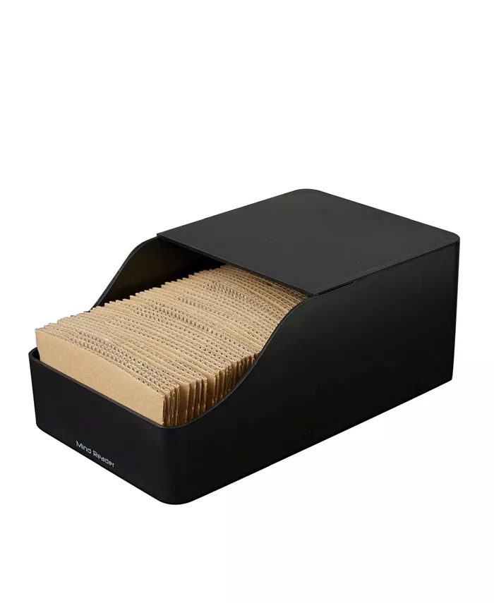 Mind Reader Single Serve Hot Coffee Cup Sleeve Holder and Dispenser Coffee Station Accessories Storage Organizer - Intensery
