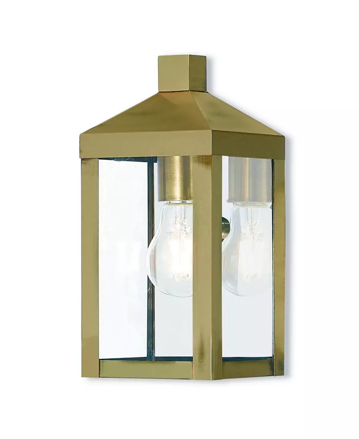 Livex Nyack 1-Light Outdoor Wall Lantern - Intensery