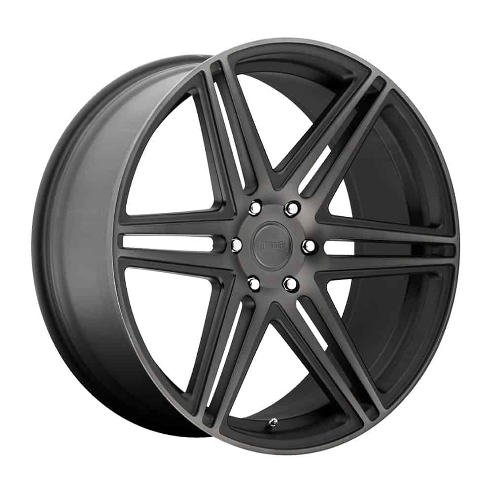 DUB 1PC S123 SKILLZ S123 24X10 6X5.5 MT-BLK-DDT 30MM - Intensery
