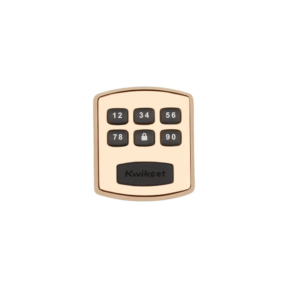 Polished Brass No Cylinder Keyless Entry Electronic Deadbolt - Intensery