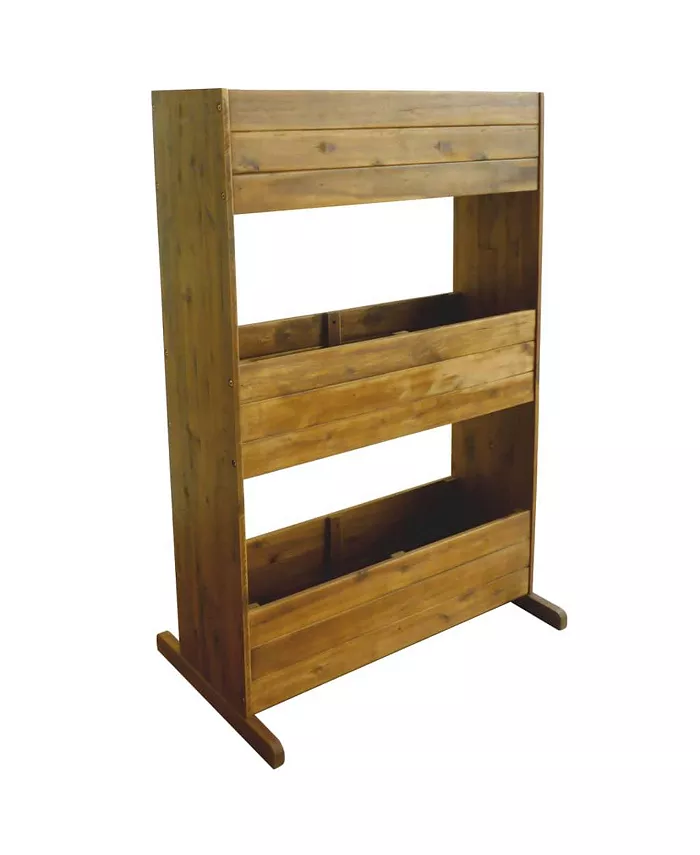 vidaXL 3-Tier Garden Raised Bed Solid Acacia Wood - Intensery