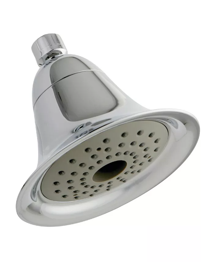 Kingston Brass 2 Function 6-Inch 1.75GPM ABS Shower Head with ABS Bal-Jnt in Polished Chrome - Intensery