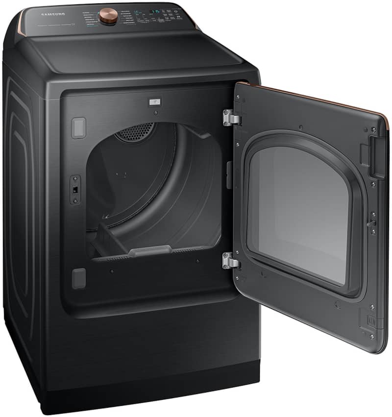 7.4 Cu. Ft. Brushed Black Smart Electric Dryer With Steam Sanitize+ - Intensery