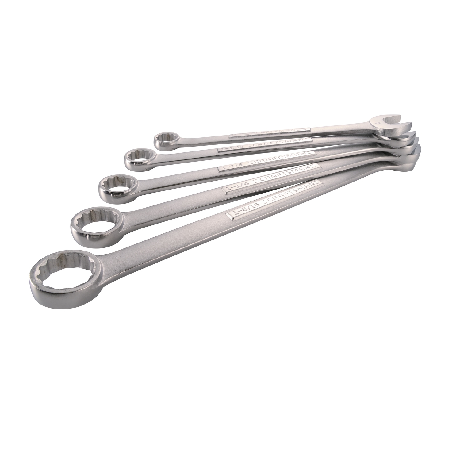Craftsman 12 Point SAE Jumbo Combination Wrench Set 5 pc - Intensery