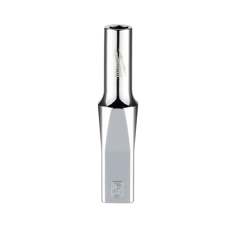 Milwaukee 1/4 in. Drive 5mm Metric 6-Point Deep Socket 45-34-9042 from Milwaukee - Intensery