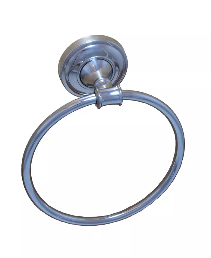 Arista Bath Products Arista Edgerton Towel Ring Chrome Finish - Intensery