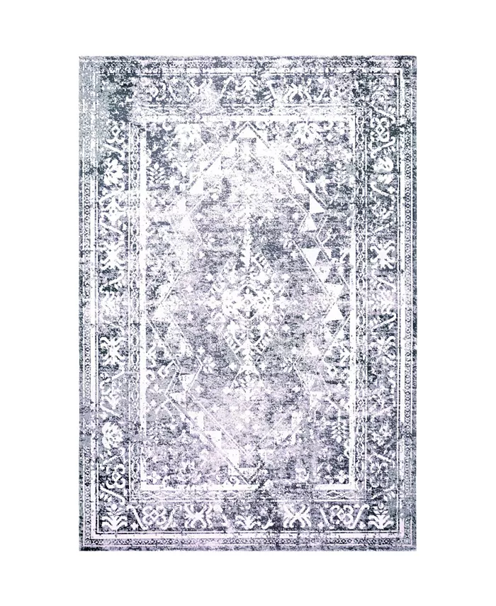 Nicole Miller Patio Sofia Ivy Dark Blue Outdoor Area Rug Collection - Intensery