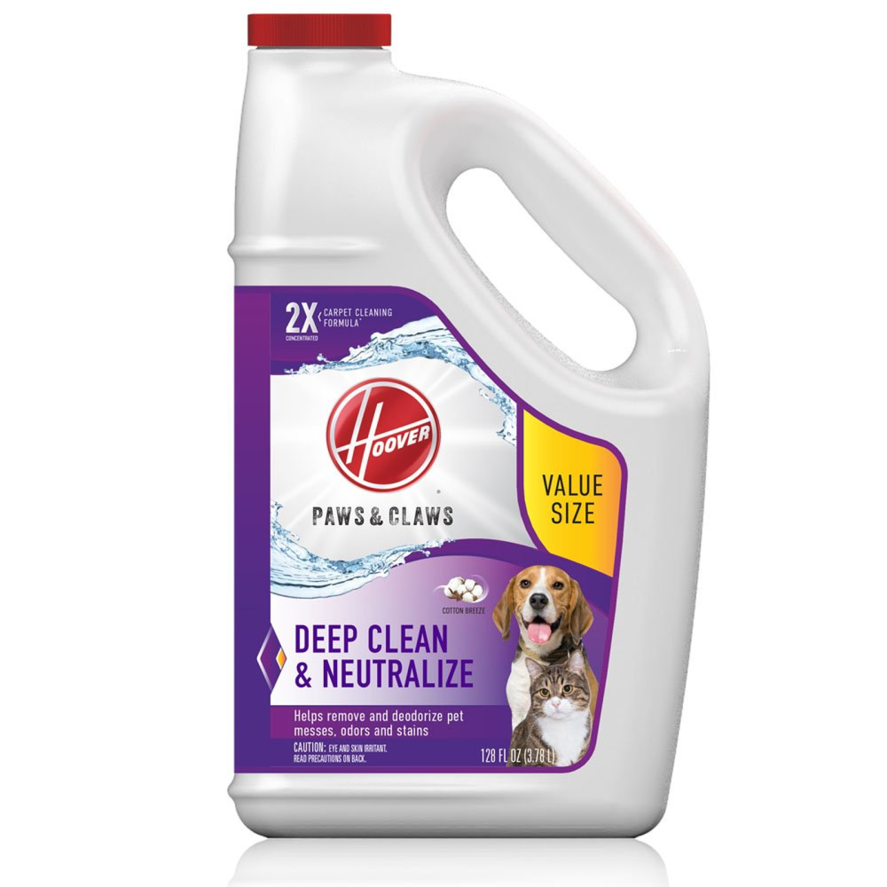 Paws and Claws Carpet Cleaner Solution Deep Cleaning 128oz - Intensery