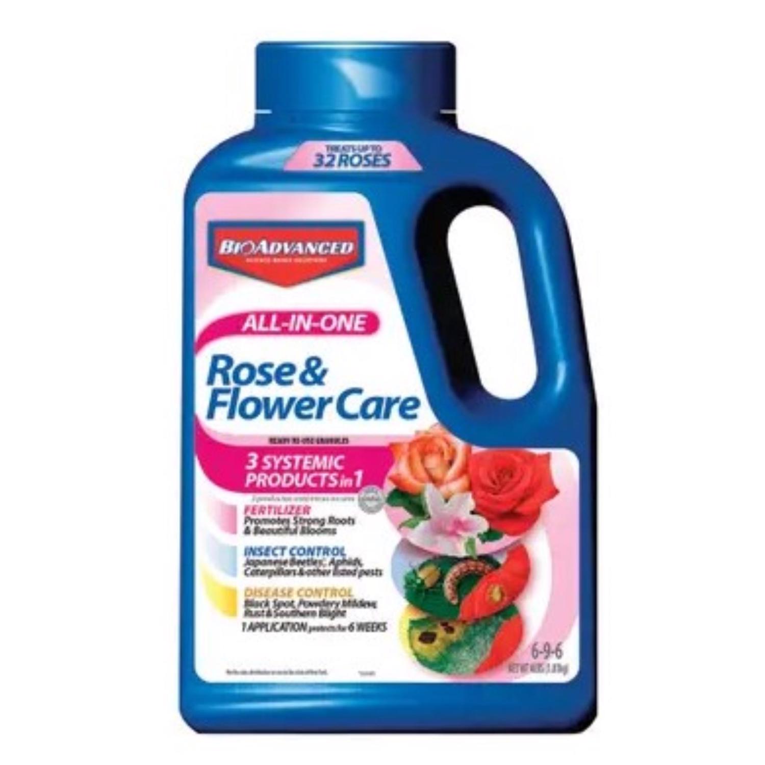 BioAdvanced Rose \u0026 Flower Care Granules Plant Food 4 lb - Intensery