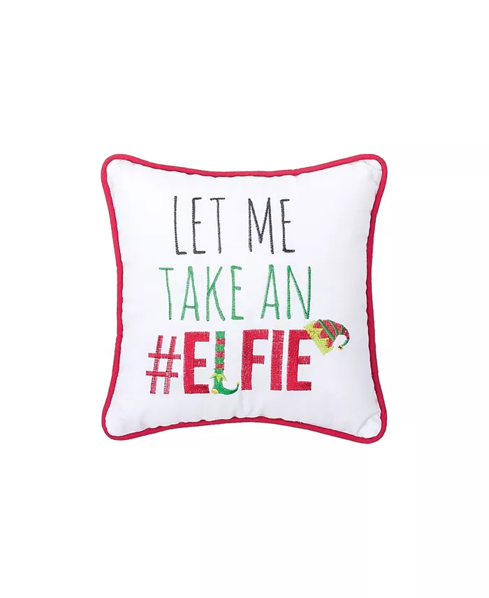 CandF Home Elfie Embroidered Pillow - Intensery