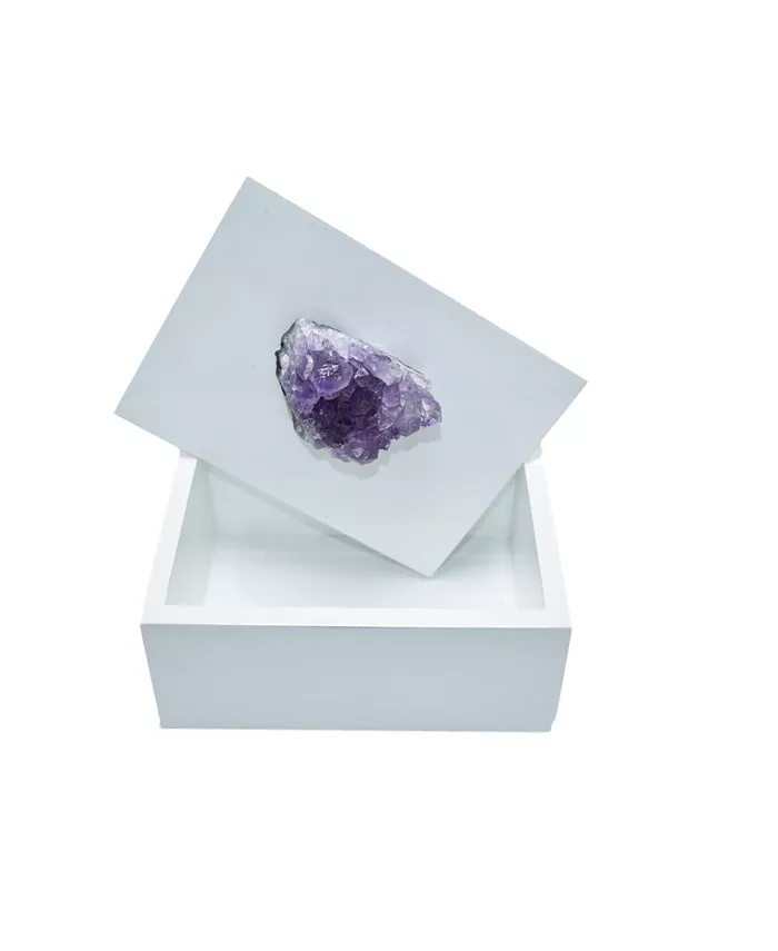 Nature's Decorations - Jewelry Box with Amethyst - Intensery