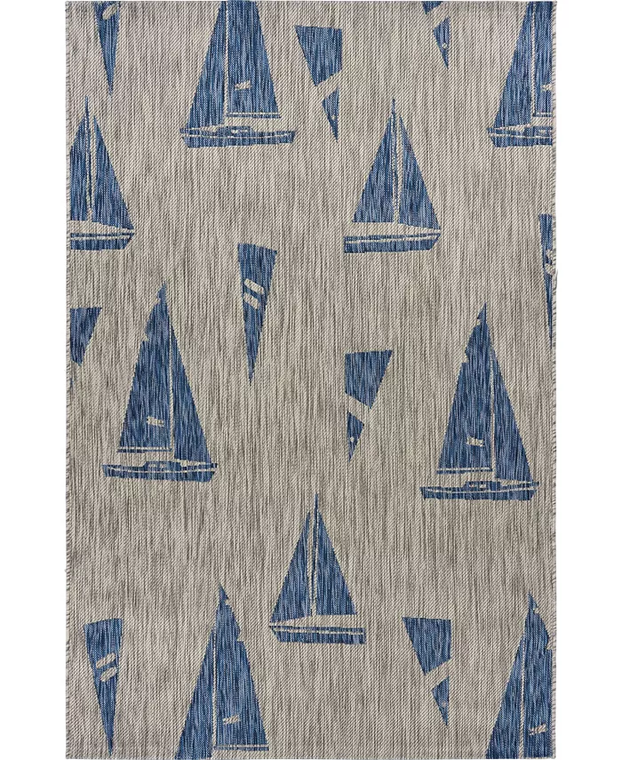 LR Home Alfresco AFS81502 5' x 7' Outdoor Area Rug - Intensery