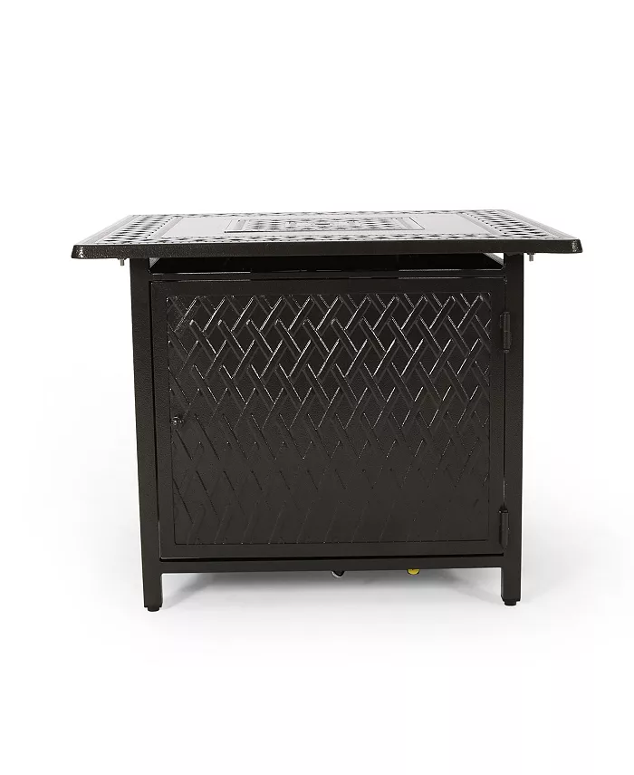 Noble House Amherst Outdoor Square Fire Pit - Intensery
