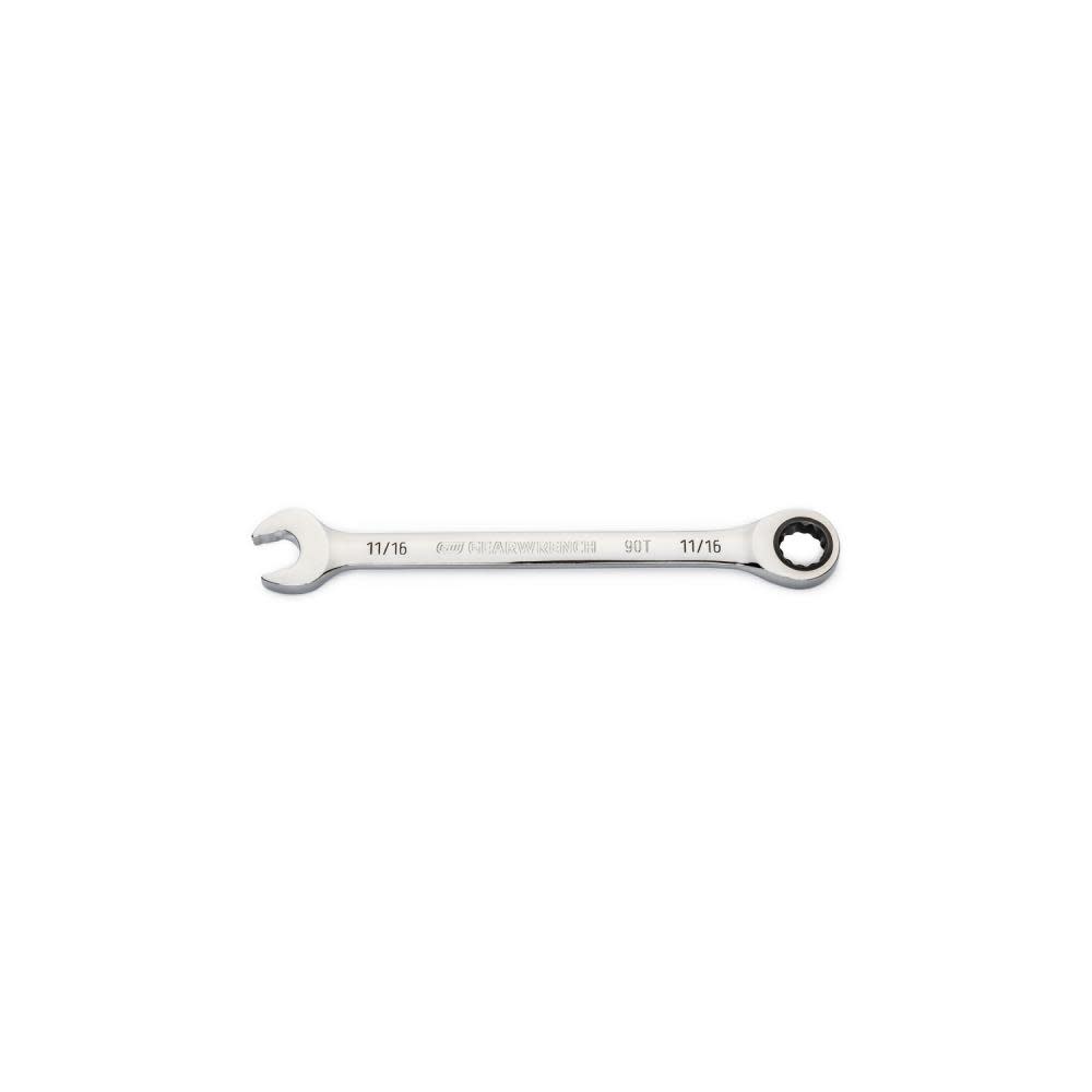 11/16 90T 12 Point Ratcheting Combination Wrench - Intensery