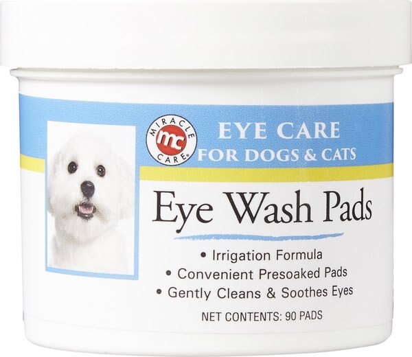 Miracle Care Sterile Eye Wash Pads for Dogs and Cats - Intensery