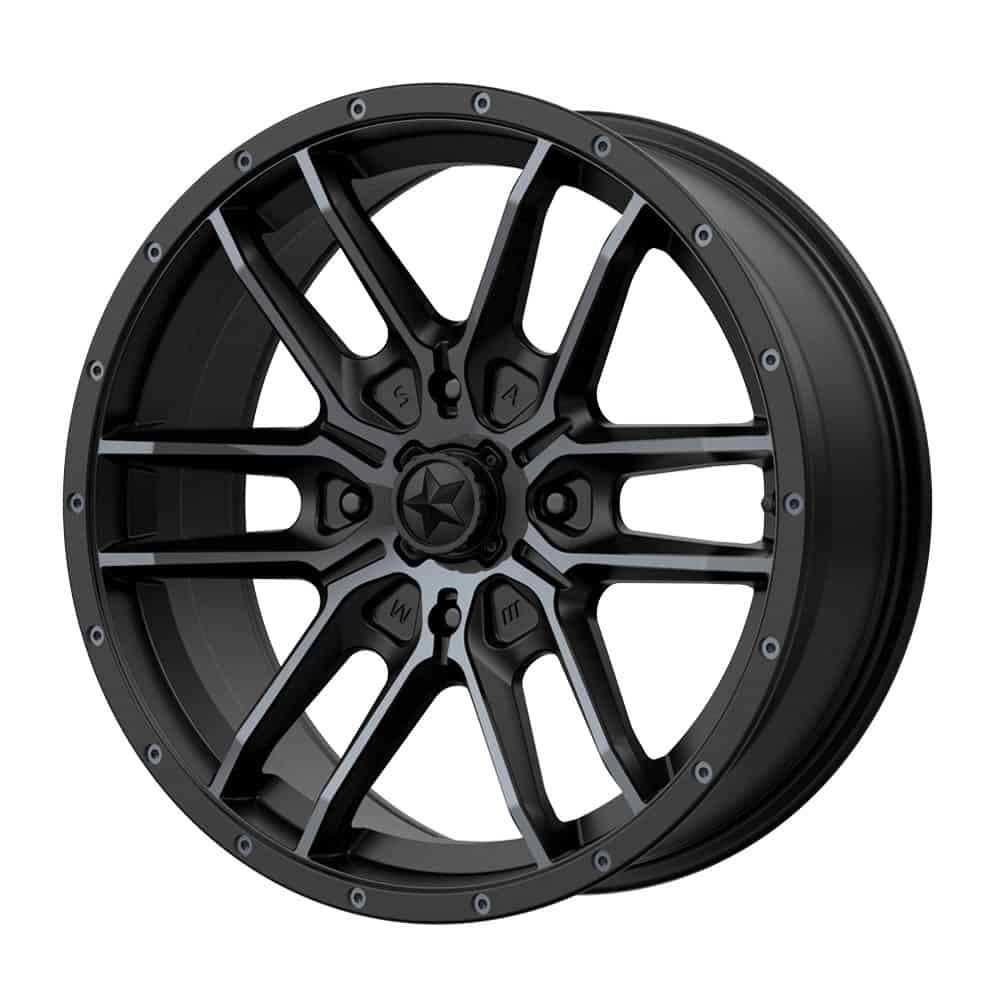 MSA Offroad Wheels M43 FANG MA43 18X7 4X156 S-BLK TTCC 10MM - Intensery