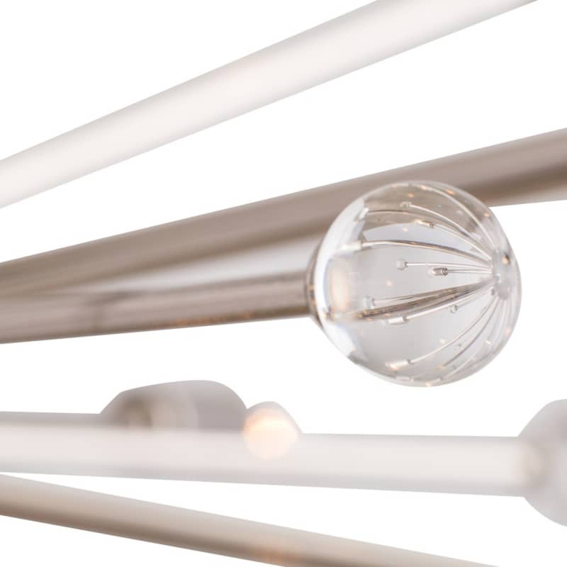 Arteriors Imogene Polished Nickel Large Chandelier - Intensery