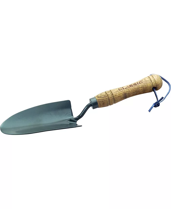 Flexrake Classic Hand Trowel with Steel Blades and Wooden Handle - Intensery