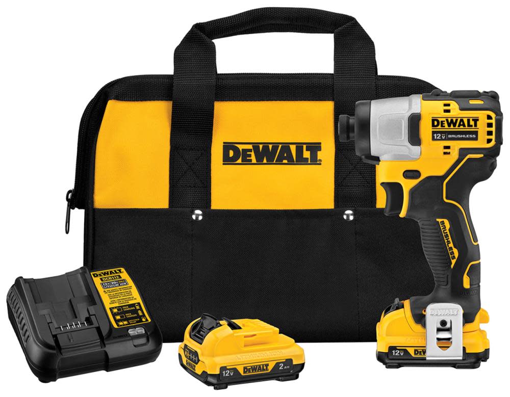 DEWALT 12V MAX XR Brushless Impact Drill Kit DCF801F2 from DEWALT - Intensery