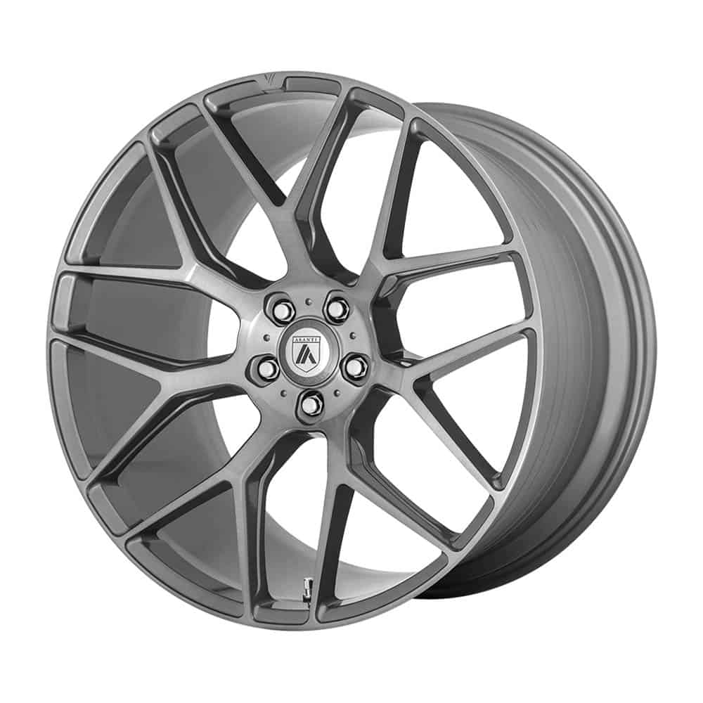 Asanti Black ABL-27 DYNASTY AB27 22X9 5X4.5 TITAN BRUSH 32MM - Intensery