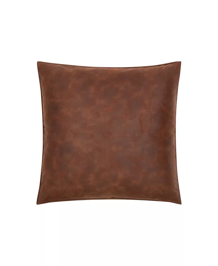 Patricia Nash Faux Leather Square Decorative Pillow， 20