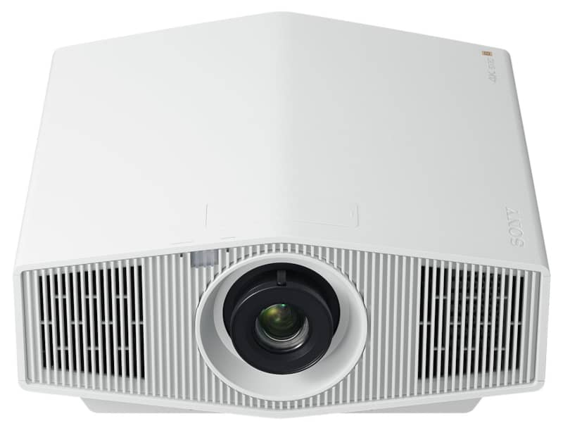 White 4K HDR Laser Home Theater Projector With 2，000 Lumens Of Brightness - Intensery