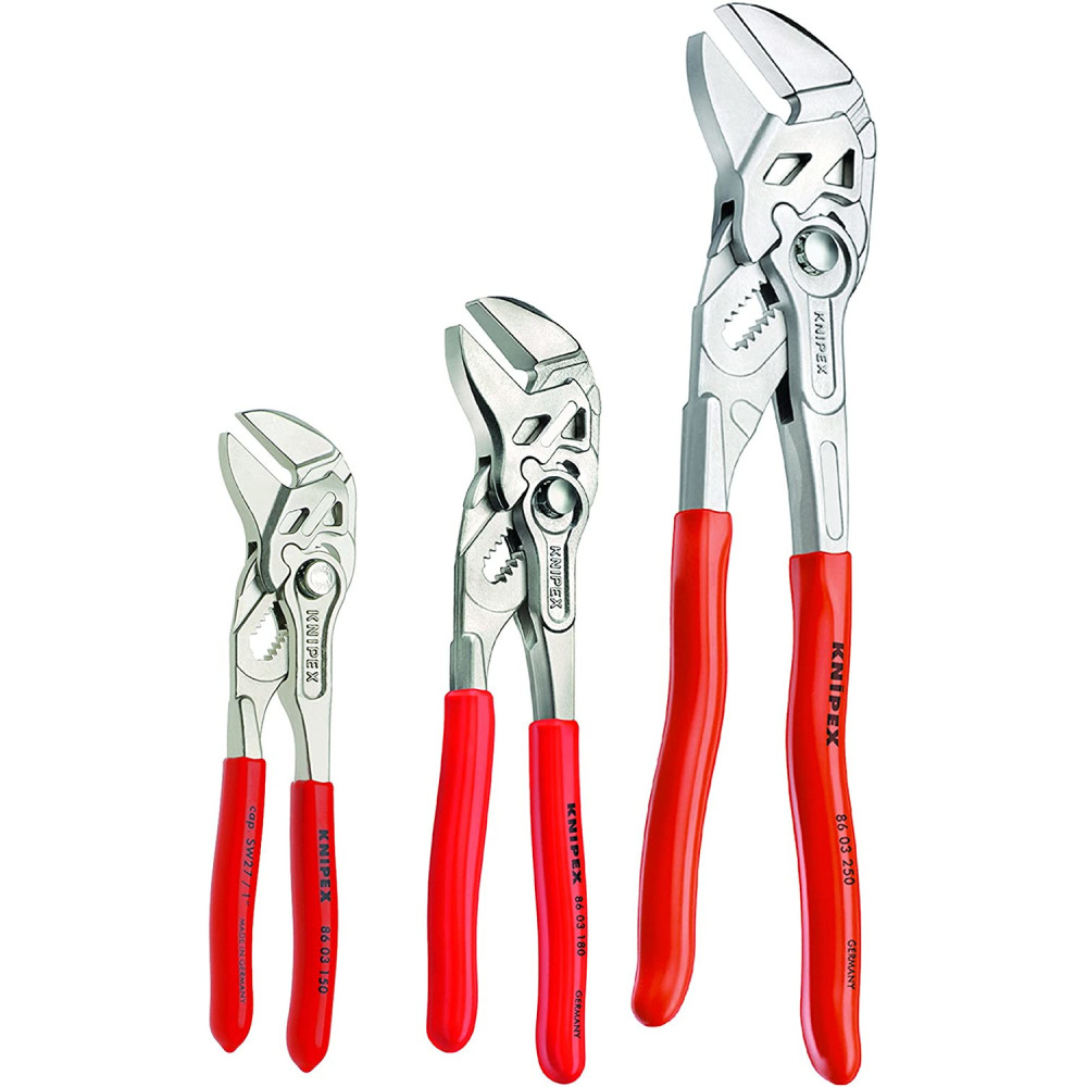 Knipex Pliers Wrench Set 3pc - Intensery